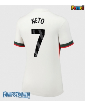 Chelsea Pedro Neto #7 Tricou Fotbal Replică 2025-26 Femei Deplasare